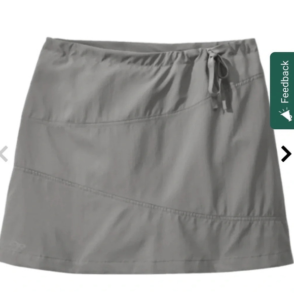 Outdoor Research Expressa skort exercise skirt tennis hiking green khaki - Picture 1 of 11